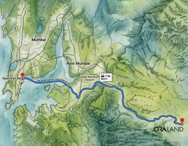 Ora Land Karjat Connectivity